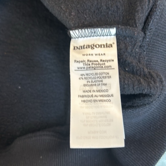 Patagonia Uprisal Hoody Sweatshirt Medium Black Pull Over Unisex Long Sleeve - Picture 5 of 6